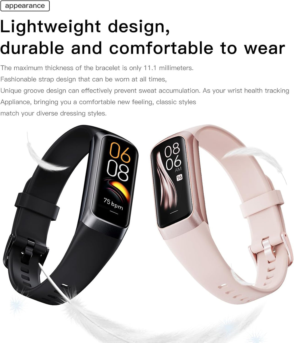 Stay Fit and Stylish with the C60 Health Fitness Tracker: Slim, Waterproof, and Packed with 25 Sports Modes!