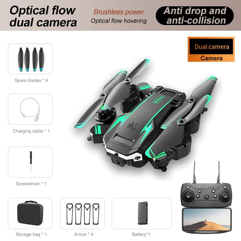 YCMDCGIE LU900 Foldable Drone with Dual HD Cameras, Gesture Control, and WiFi FPV Live Video - Perfect for Vlogging and Ideal Gift for Kids!