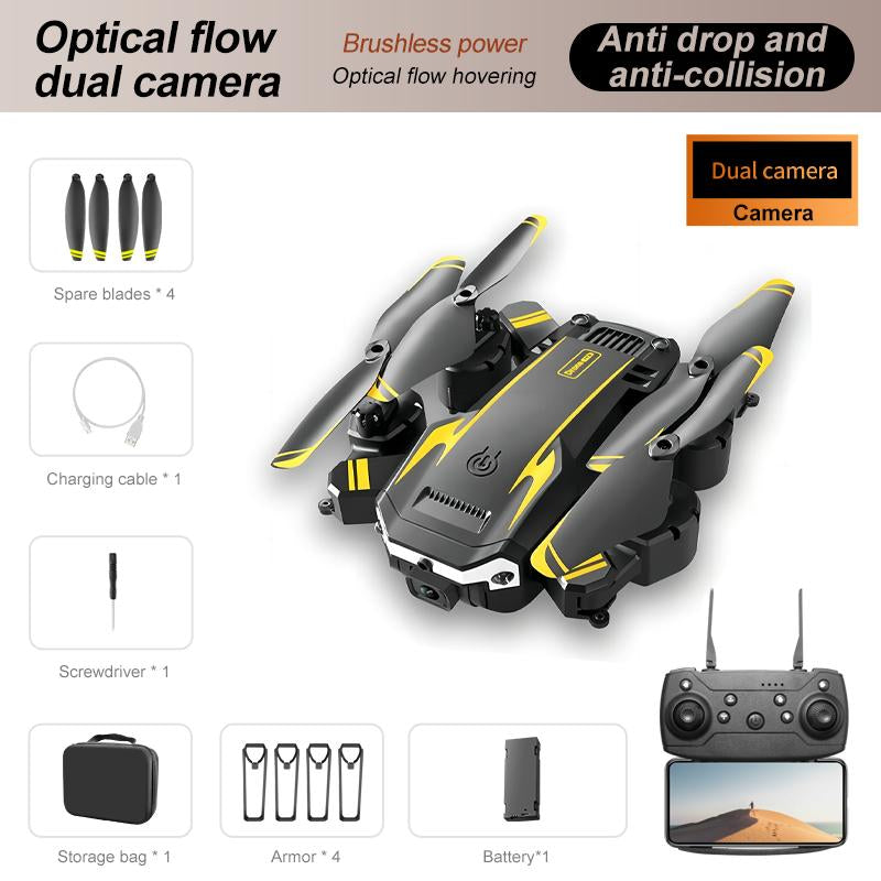 YCMDCGIE LU900 Foldable Drone with Dual HD Cameras, Gesture Control, and WiFi FPV Live Video - Perfect for Vlogging and Ideal Gift for Kids!