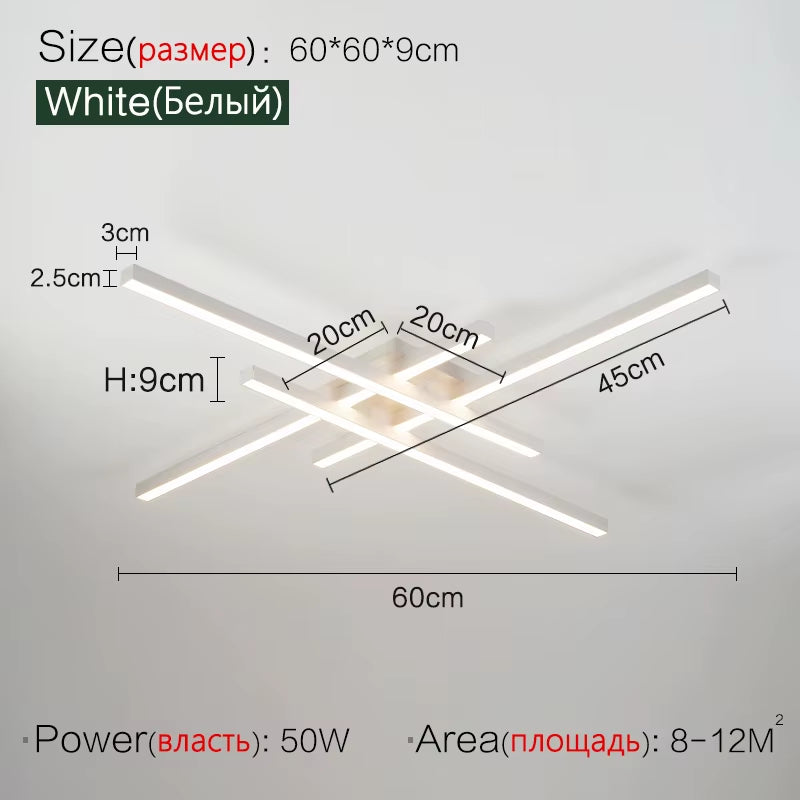 Elevate Your Space with Our Modern Minimalist Ceiling Light - Perfect for Bedrooms, Living Rooms, and Villas