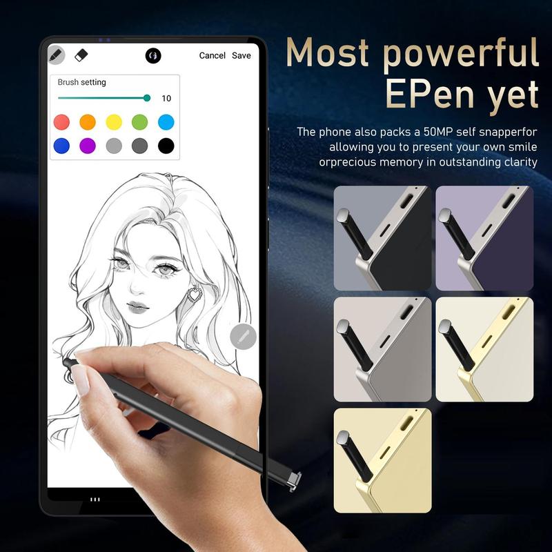 FUFFI 6.8" Smartphone - 128GB ROM, 6GB RAM, Built-In Stylus, 20MP Camera & Long-Lasting 4100mAh Battery, Octa-Core Power!