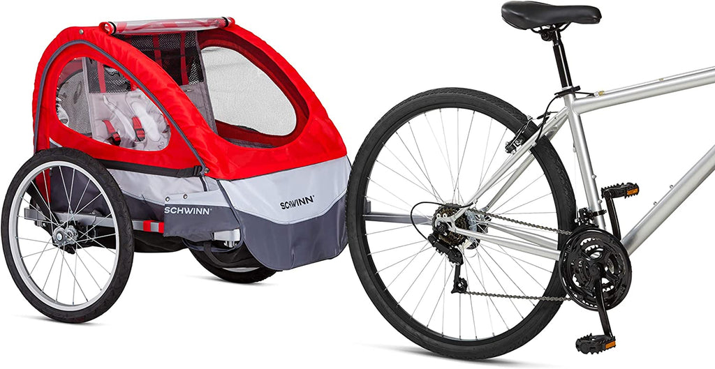 Adventure Awaits with the Trailblazer Plus Kids Bike Trailer - Versatile, Safe, and Stylish for Family Rides