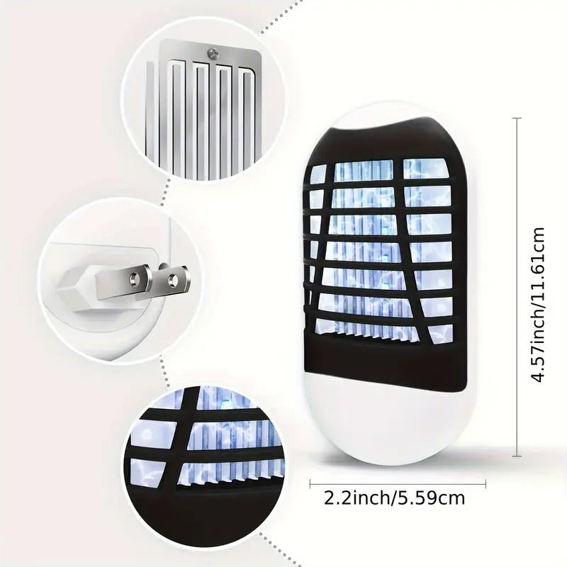 Indoor Electric Bug Zapper Lamp - UV LED Insect Trap for Home, Balcony & Patio - Chemical-Free & Compact Design