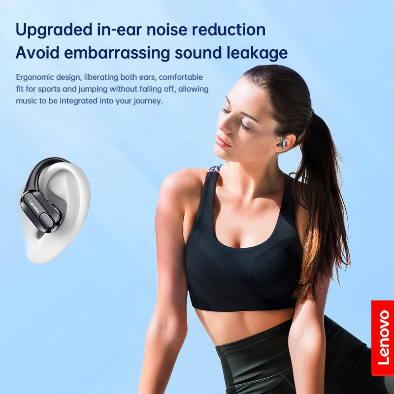 XT80 Wireless Sports Earphones - HiFi Stereo Sound, Bluetooth 5.3, LED Power Display, Built-in Mics