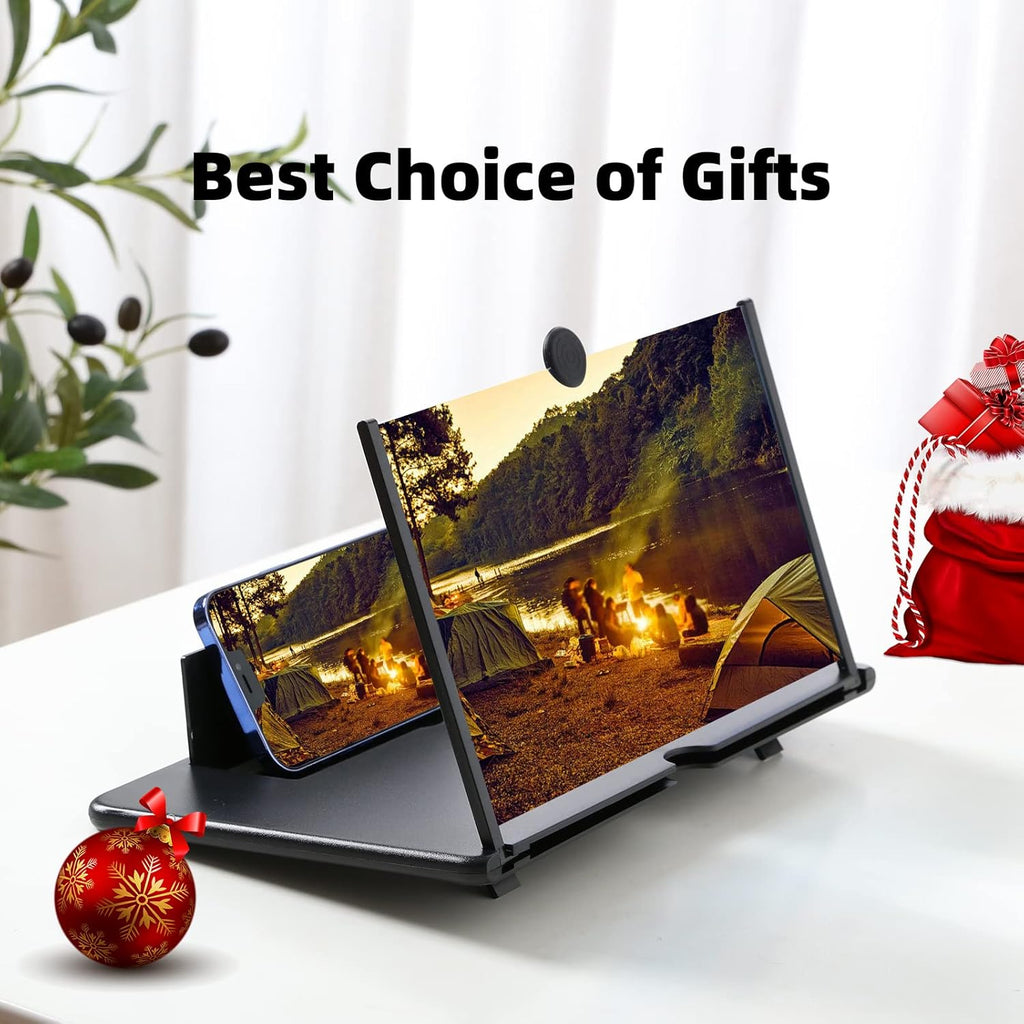 Experience Movies and Gaming Like Never Before with the 14" HD 3D Screen Magnifier for Your Smartphone