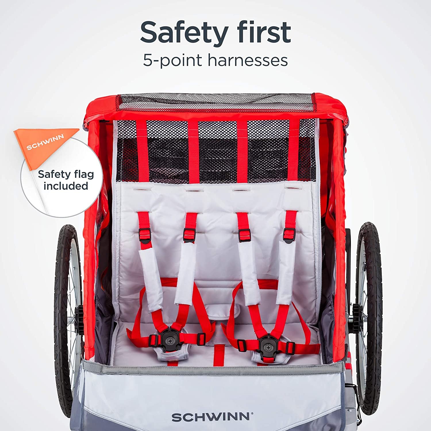 Adventure Awaits with the Trailblazer Plus Kids Bike Trailer - Versatile, Safe, and Stylish for Family Rides