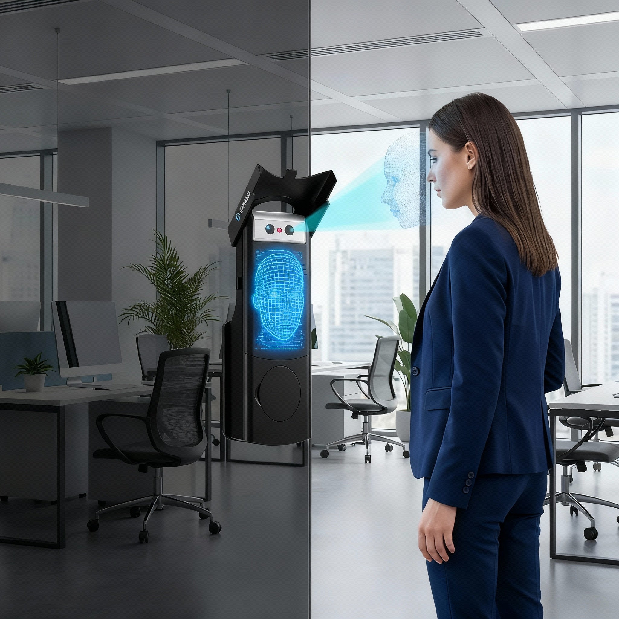 Revolutionary Tuya WiFi 3D Face Recognition Smart Lock - Waterproof, Multi-Access Security for Your Home