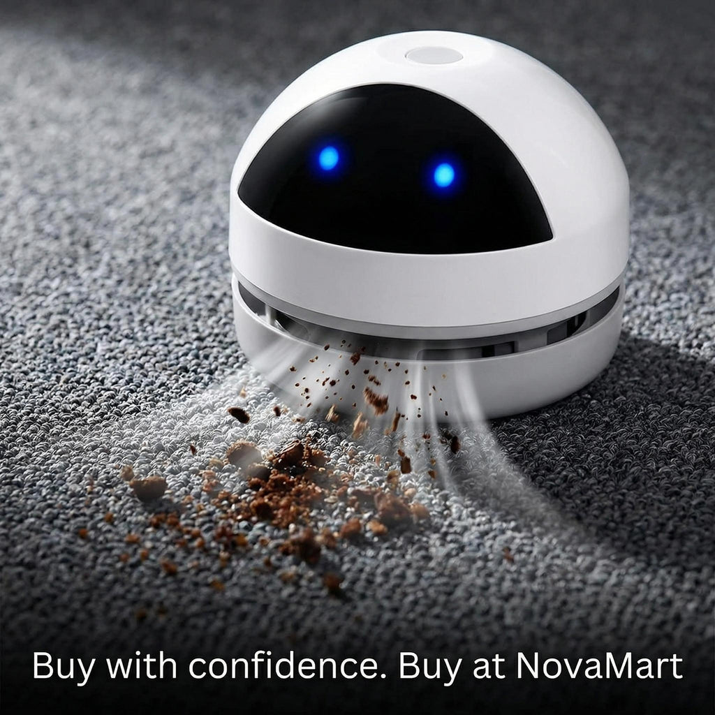 Potente Mini Aspiradora De Mesa Inalámbrica: Limpieza Eficaz y Portátil para Tu Hogar