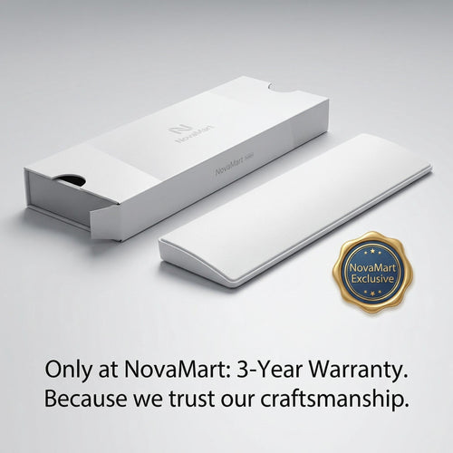 Elevate Your Gaming Experience with the Ergonomic 81 Keys Memory Foam Wrist Rest Pad - Ultimate Comfort and Support for Long Hours of Play