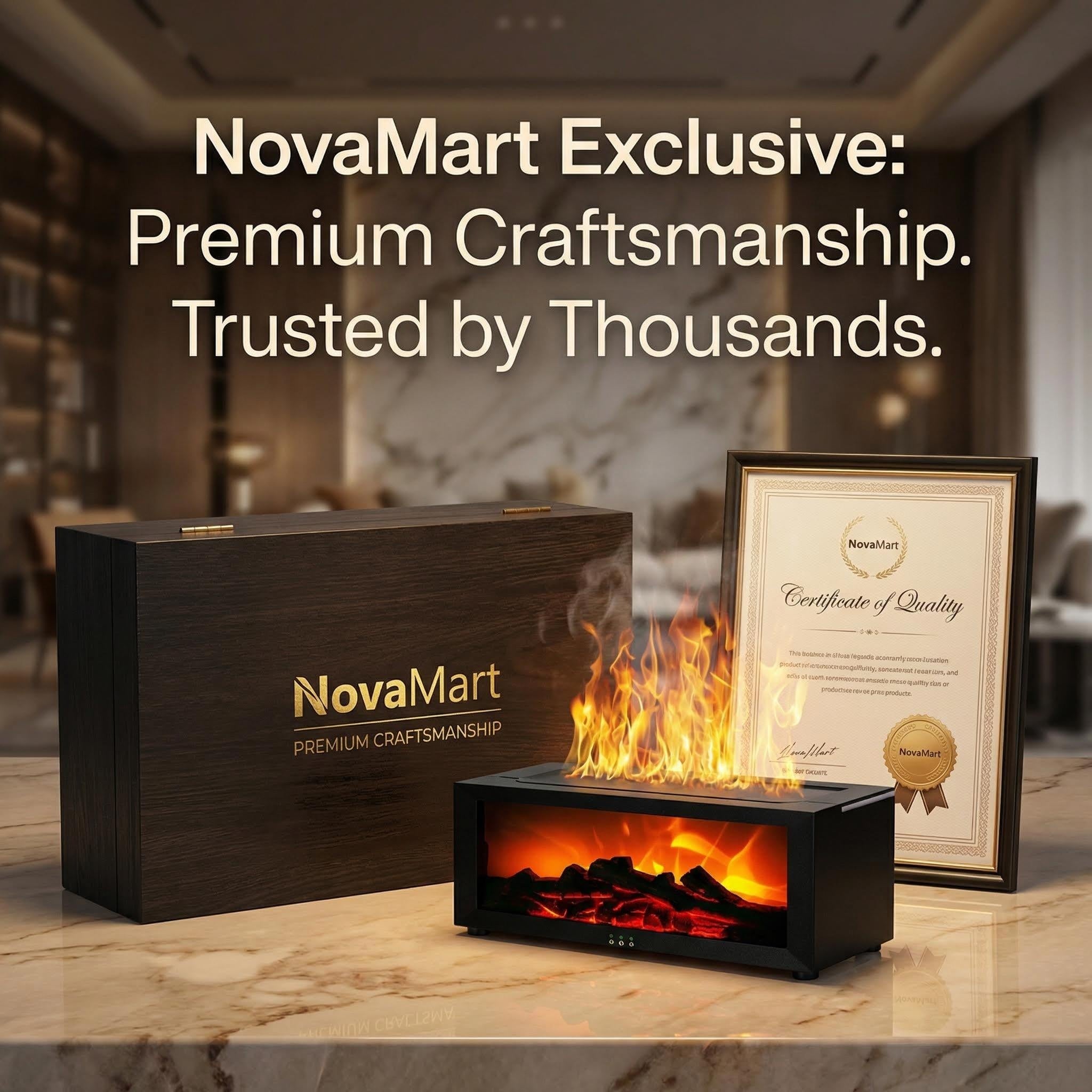 Difusor de Aceites Esenciales con Llama 3D – Crea un Ambiente Acogedor con Humidificador Silencioso de 150 ml, Control Remoto y Luz LED Multicolor, el Regalo Perfecto para Cualquier Ocasión