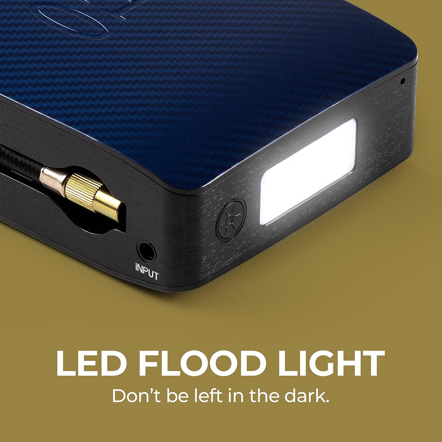 Power Up Anywhere: Bolt Air 58830 Portable Car Jump Starter with 100 PSI Air Compressor, USB Power Bank, Emergency Floodlight & Charger for Cars, SUVs & Trucks - TSA Approved in Stylish Gray