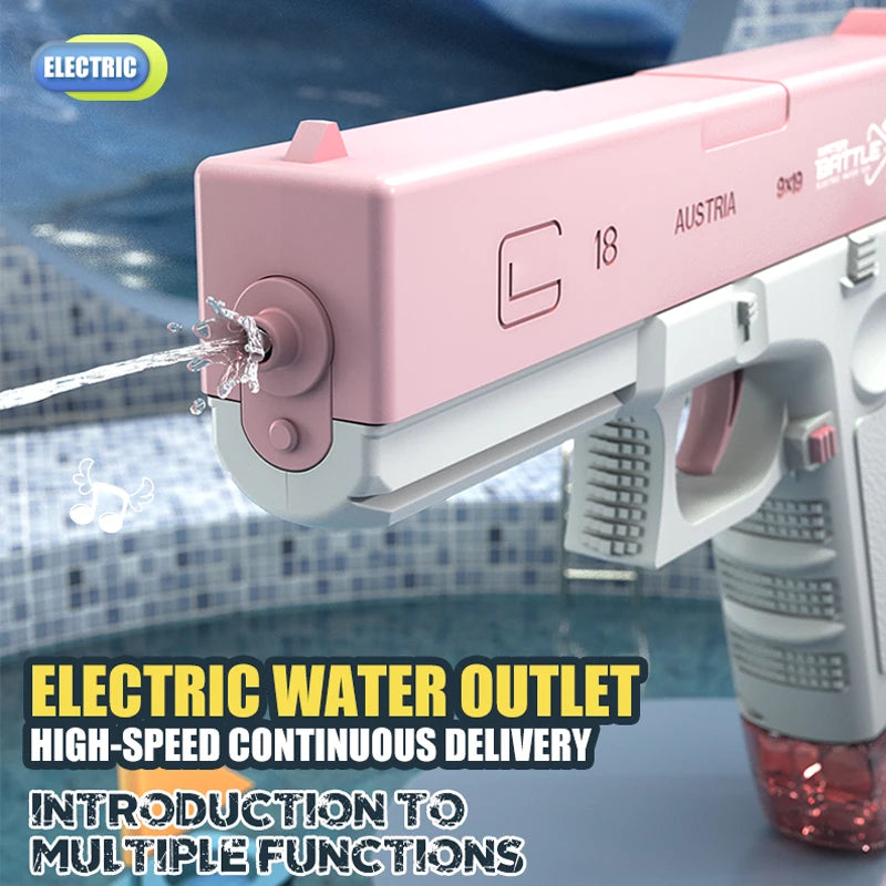 High-Power Electric Water Spray Toy - Ultimate Summer Fun for Kids!
