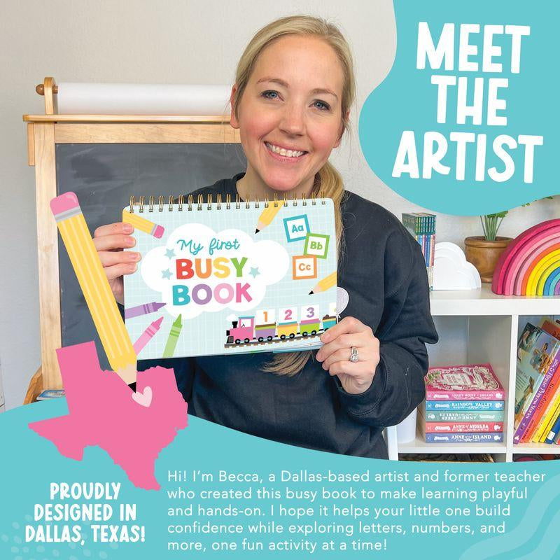 Engaging Busy Book for Toddlers & Preschoolers: Fun Learning Activities for Ages 3-7!