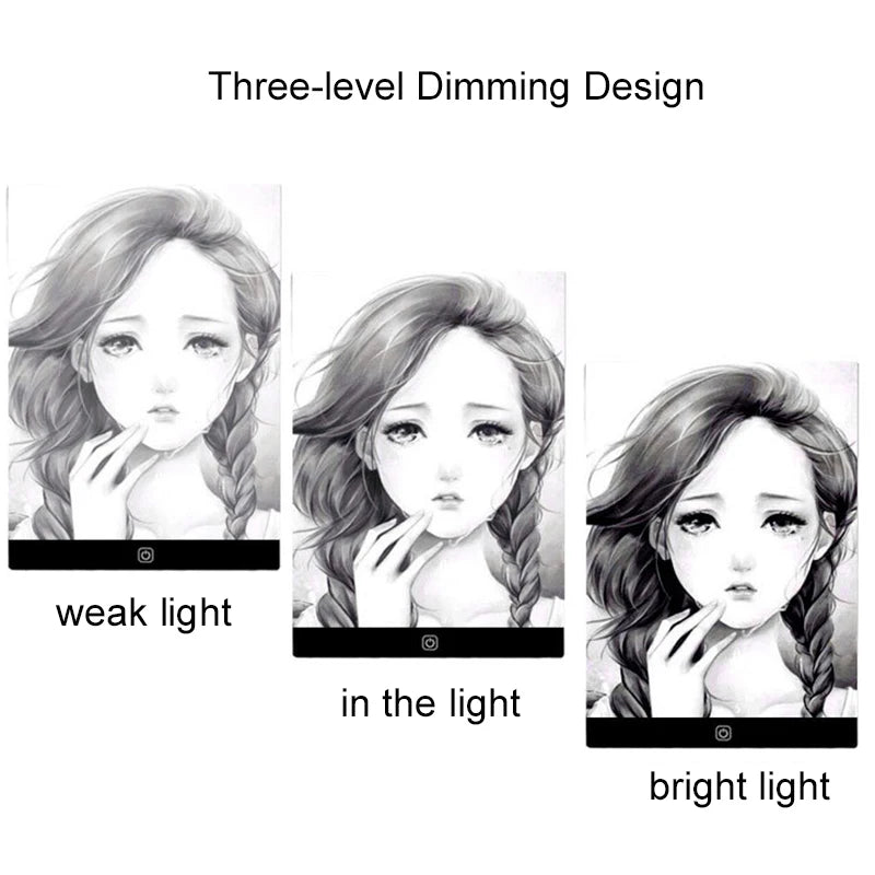 Dimmable LED Drawing Pad - Adjustable Light Animation Table for Kids - Perfect Educational Gift!