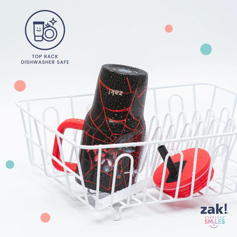 Zak Designs Fairway Kids Insulated Stainless Steel Tumbler - Splash-Proof Lid & Silicone Spout for Easy Sipping!