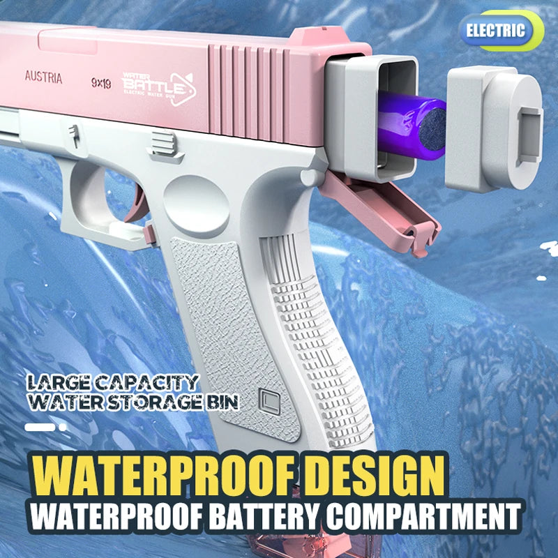 High-Power Electric Water Spray Toy - Ultimate Summer Fun for Kids!