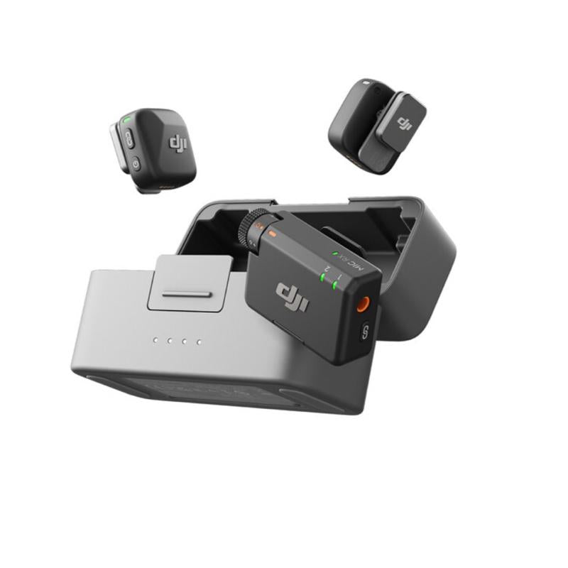 DJI Mic Mini: Compact 2-Person Wireless Microphone System for Camera & Smartphone with Charging Dock - 2.4 GHz