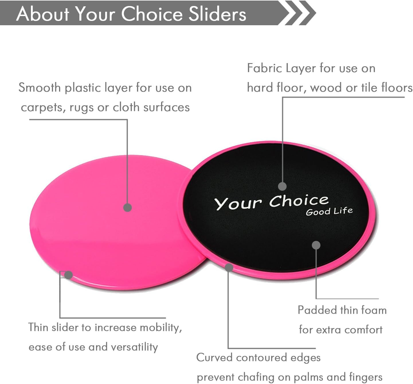 Transform Your Workouts with Our Versatile 7" Core Sliders - Perfect for Carpet & Hardwood Floors!