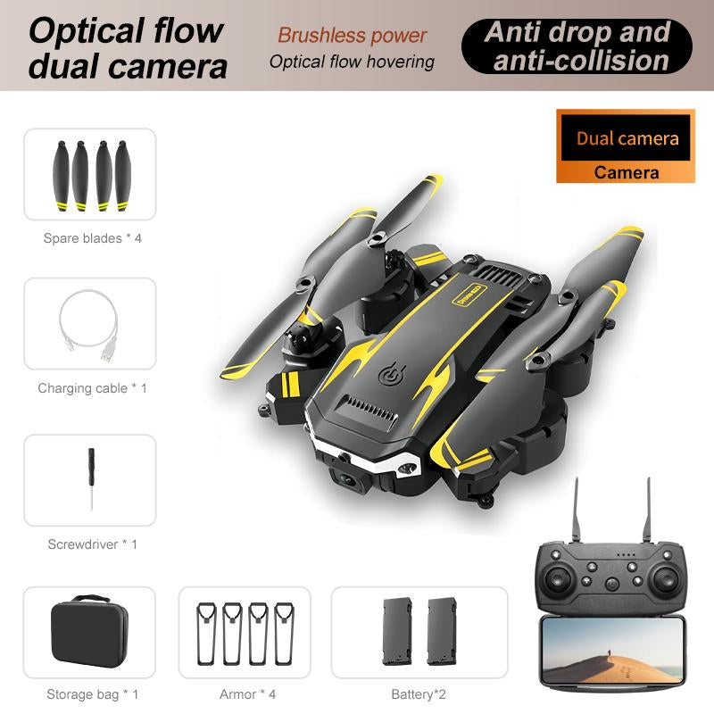 YCMDCGIE LU900 Foldable Drone with Dual HD Cameras, Gesture Control, and WiFi FPV Live Video - Perfect for Vlogging and Ideal Gift for Kids!