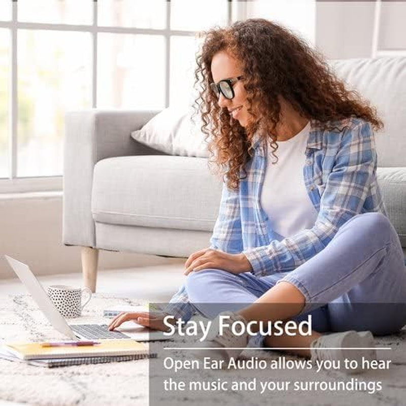 Experience the Future of Audio with WitWot Smart Audio Glasses - Stylish Blue Light & Sun Lenses for All-Day Comfort and Crystal Clear Sound