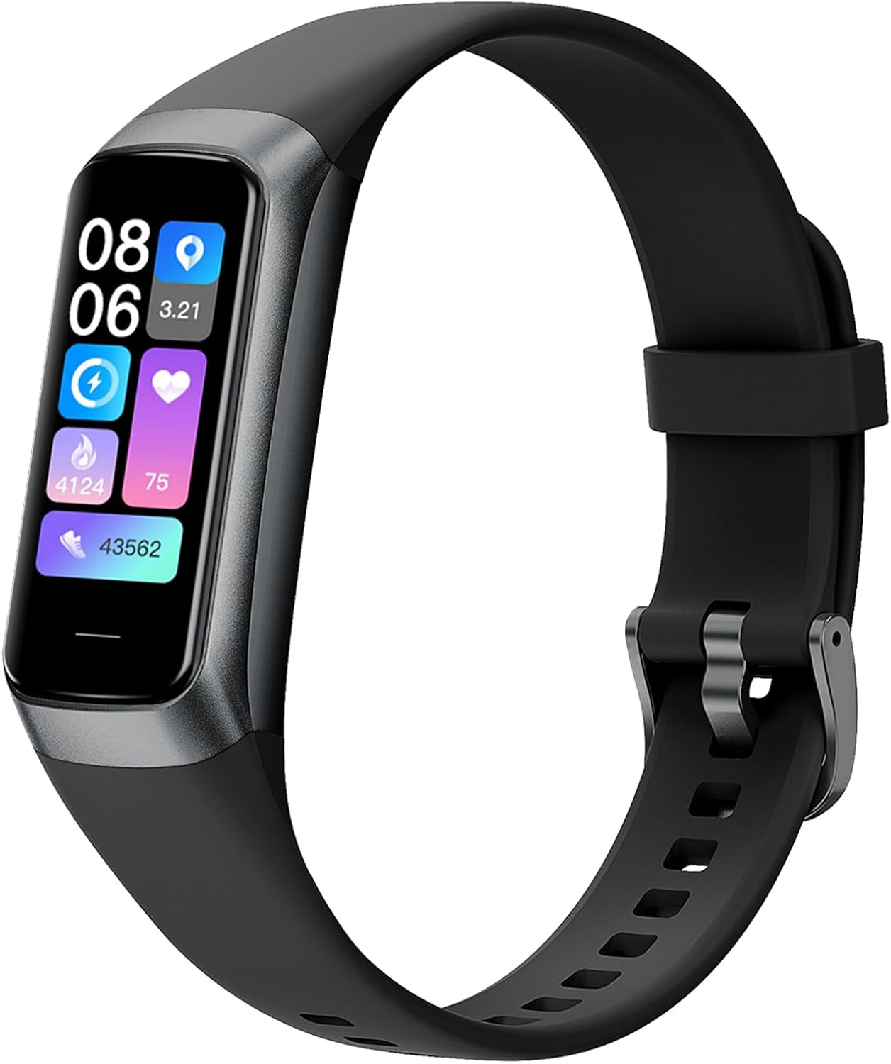 Stay Fit and Stylish with the C60 Health Fitness Tracker: Slim, Waterproof, and Packed with 25 Sports Modes!