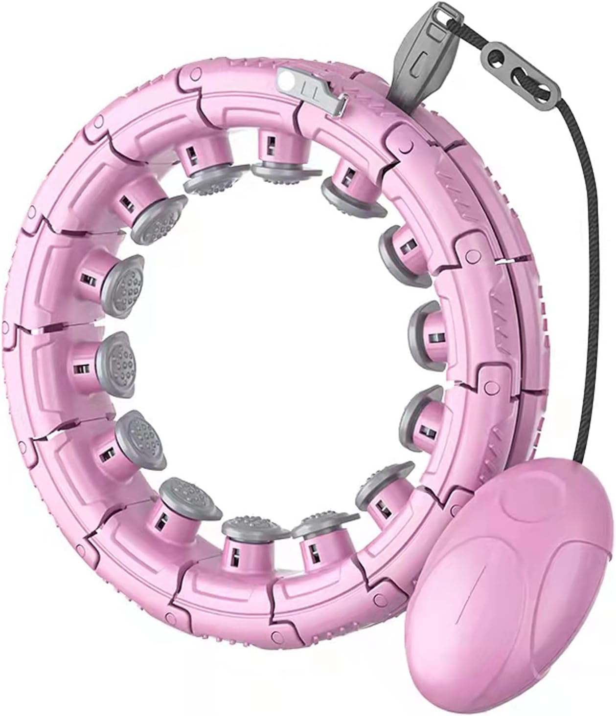 Transform Your Workout with the Smart Weighted Hula Exercise Hoop - 2-in-1 Fitness & Massage for All Ages!
