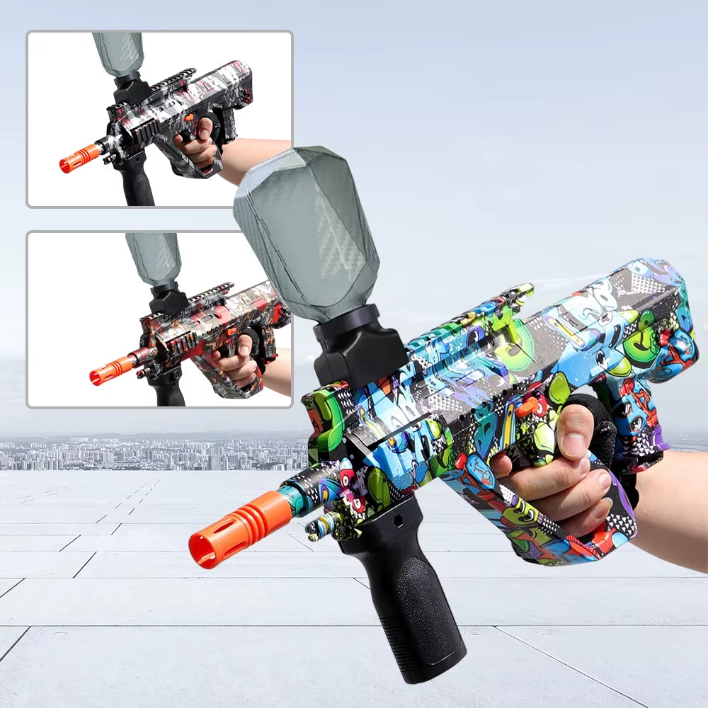High-Speed AUG Electric Ball Blaster - Fun for Kids and Adults, Outdoor Game Parties （Excluding Water Bombs)