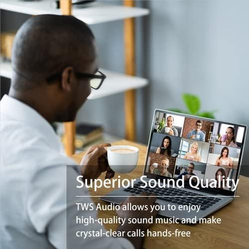 Experience the Future of Audio with WitWot Smart Audio Glasses - Stylish Blue Light & Sun Lenses for All-Day Comfort and Crystal Clear Sound