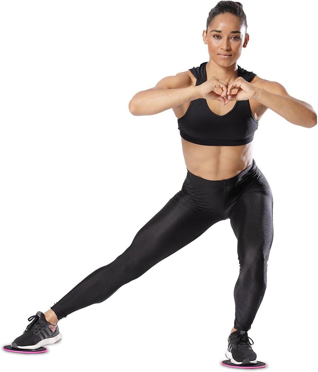 Transform Your Workouts with Our Versatile 7" Core Sliders - Perfect for Carpet & Hardwood Floors!