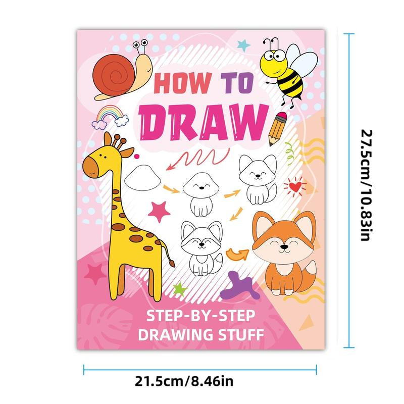 Unleash Your Creativity: 300 Adorable Animal Food & Fun Patterns for Stress Relief and Imagination Boosting - Perfect DIY Drawing Gift for Adults and Students!