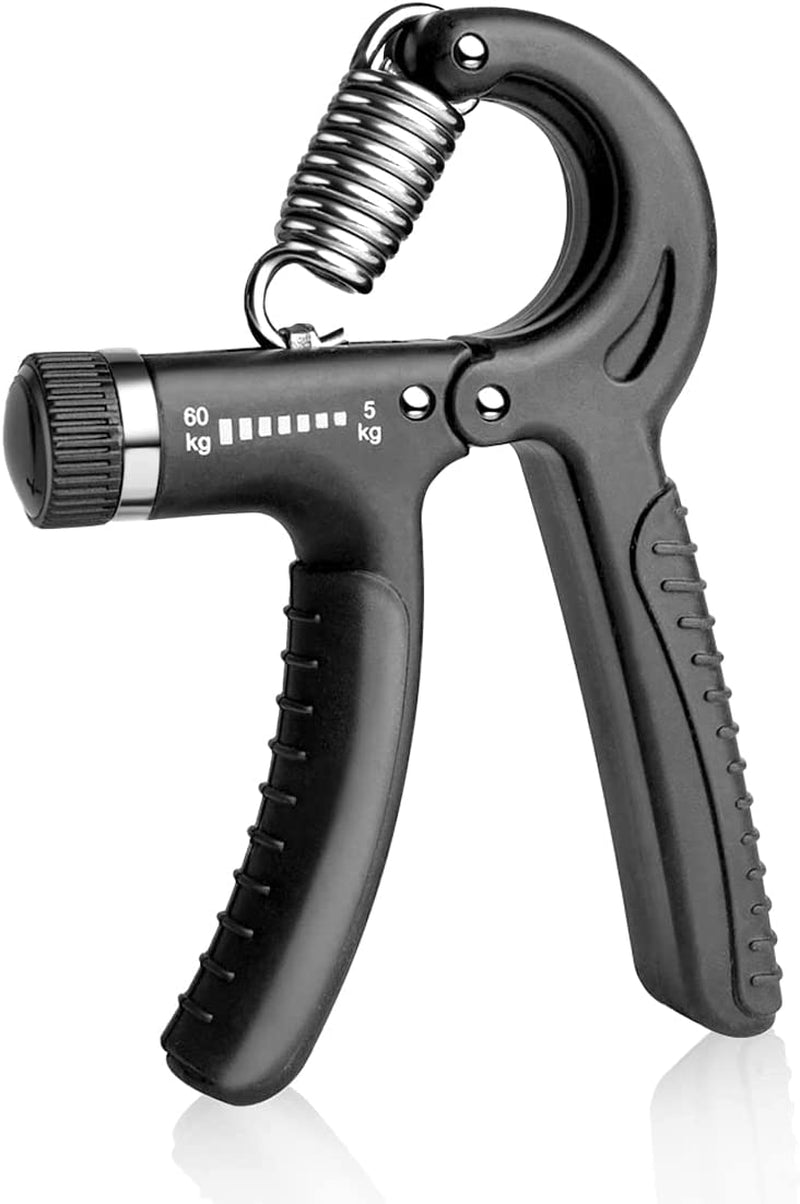 Adjustable Hand Grip Strengthener - 22 to 132 Lbs Resistance Trainer for Athletes, Musicians, and Rehabilitation