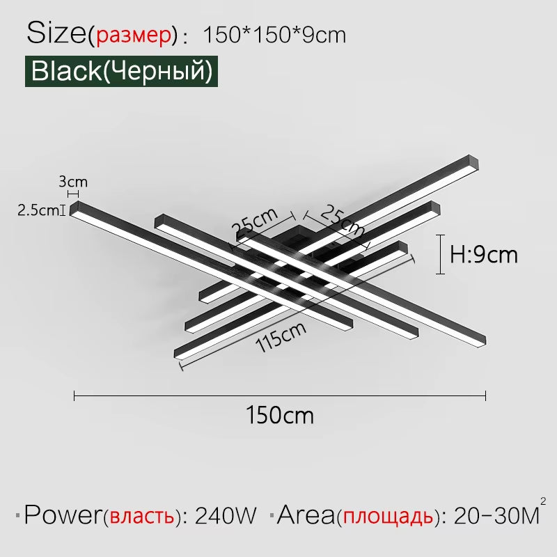 Elevate Your Space with Our Modern Minimalist Ceiling Light - Perfect for Bedrooms, Living Rooms, and Villas