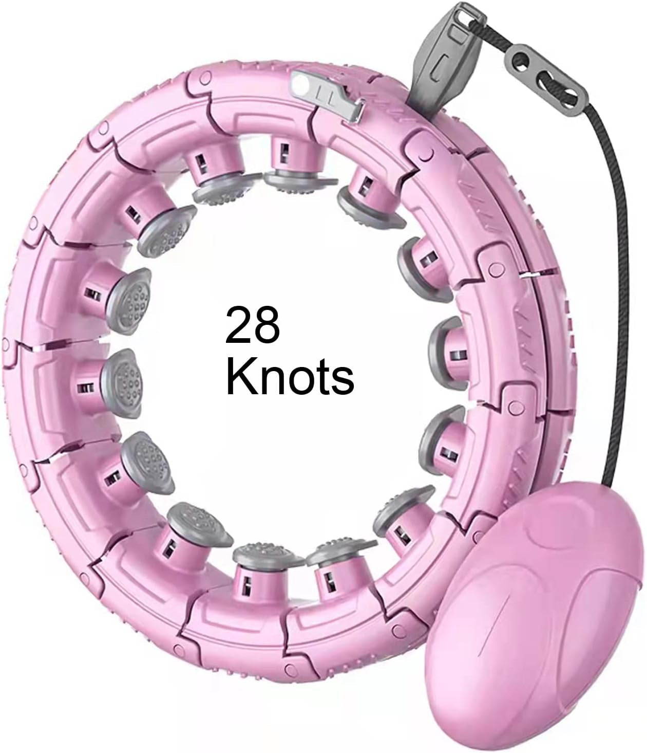 Transform Your Workout with the Smart Weighted Hula Exercise Hoop - 2-in-1 Fitness & Massage for All Ages!
