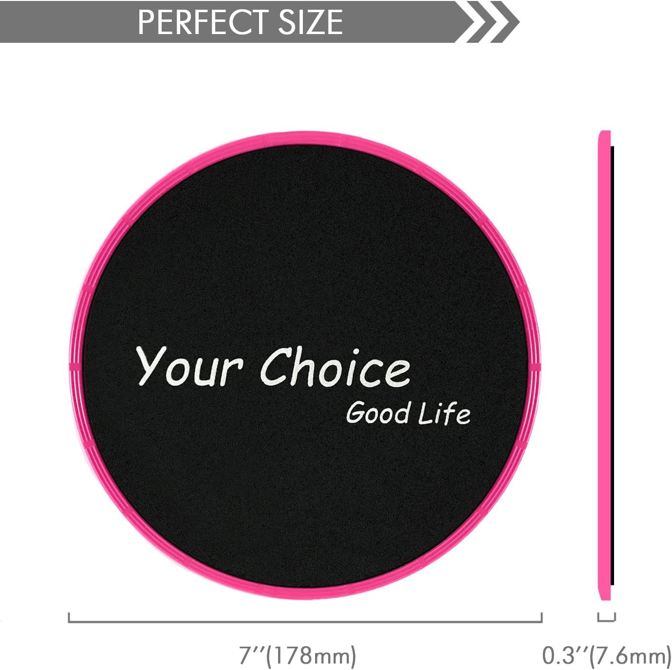 Transform Your Workouts with Our Versatile 7" Core Sliders - Perfect for Carpet & Hardwood Floors!