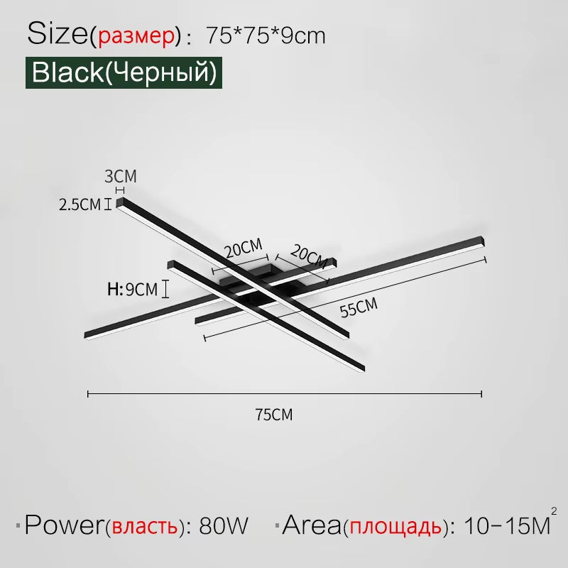 Elevate Your Space with Our Modern Minimalist Ceiling Light - Perfect for Bedrooms, Living Rooms, and Villas