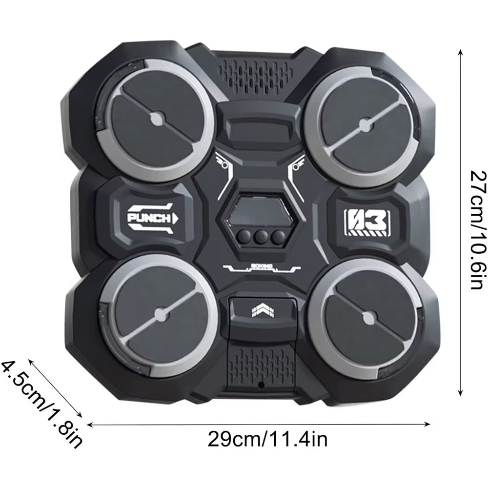 Revolutionary Bluetooth Music Boxing Machine for Kids - Wall-Mounted Smart Boxing Trainer with Adjustable Speed and Colorful Light Effects