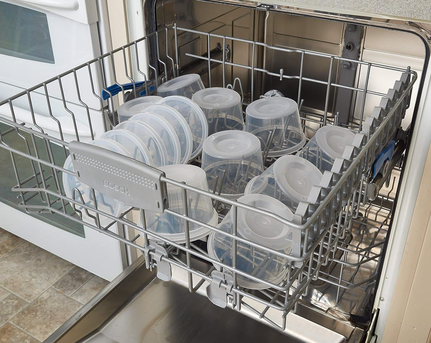 Versatile Food Storage Containers Set - 44 BPA-Free Clear Round Containers with Airtight Lids in 8oz, 16oz, and 32oz Sizes for Meal Prep, Freezer Storage, and More