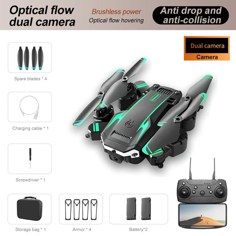 YCMDCGIE LU900 Foldable Drone with Dual HD Cameras, Gesture Control, and WiFi FPV Live Video - Perfect for Vlogging and Ideal Gift for Kids!