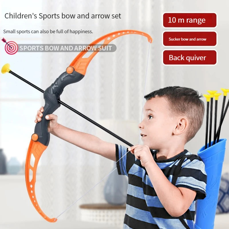 Exciting 52Cm Bow and Arrow Toy Set for Kids - Perfect for Outdoor Archery Fun and Skill Development!